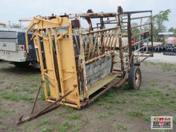 Portable Cattle Squeeze Chute, For-Most 30T Head Gate, Chute With Palpation Gates, New Floor Boards,