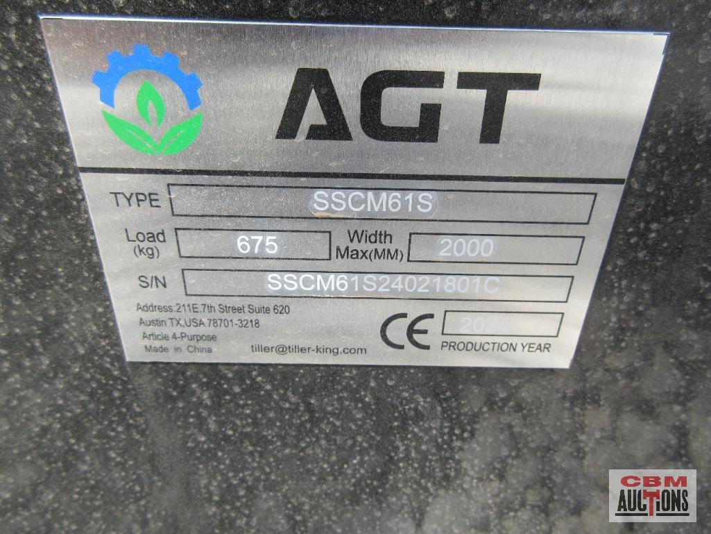 AGT SSCM61S 48" Hydraulic Mix & Go Concrete Mortar Mixer With Hoses And Couplers S#801C *1