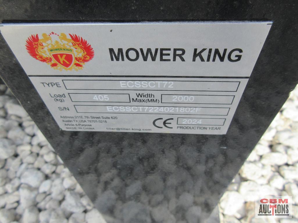 Mower King ECSSCT72 48" Skid Steer Trencher S#802F *1