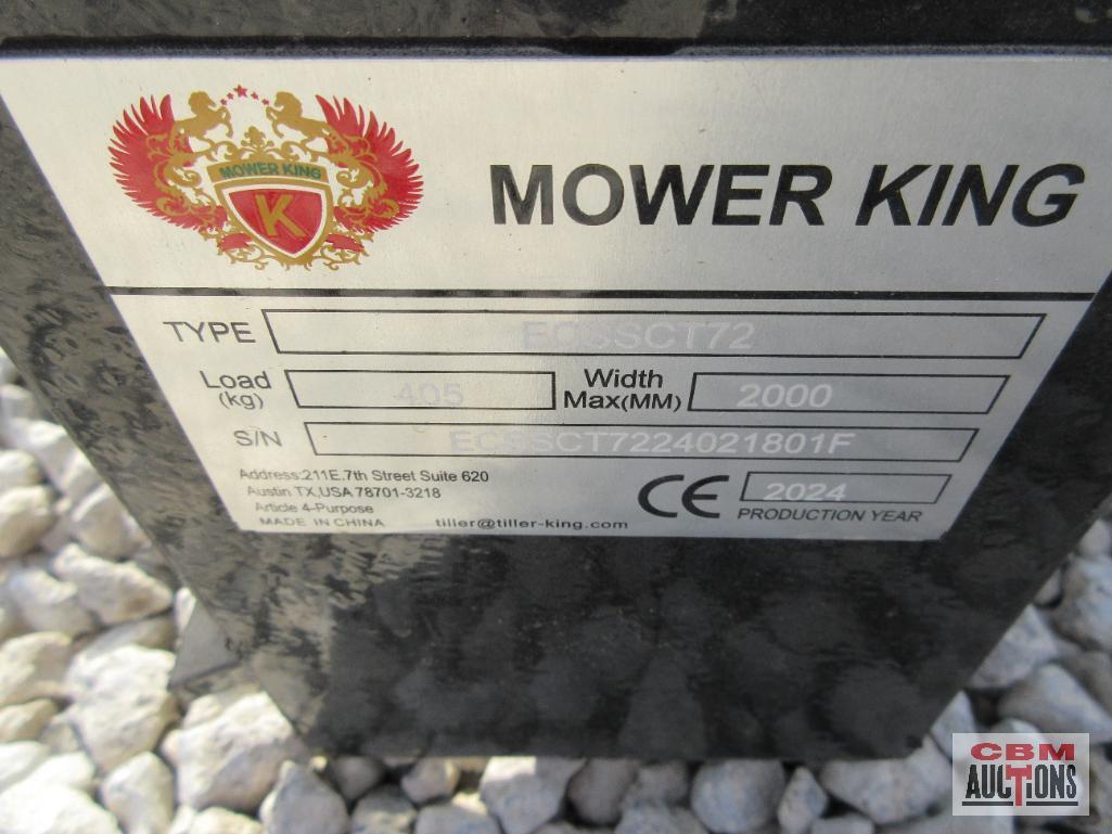 Mower King ECSSCT72 48" Skid Steer Trencher S#801F *1