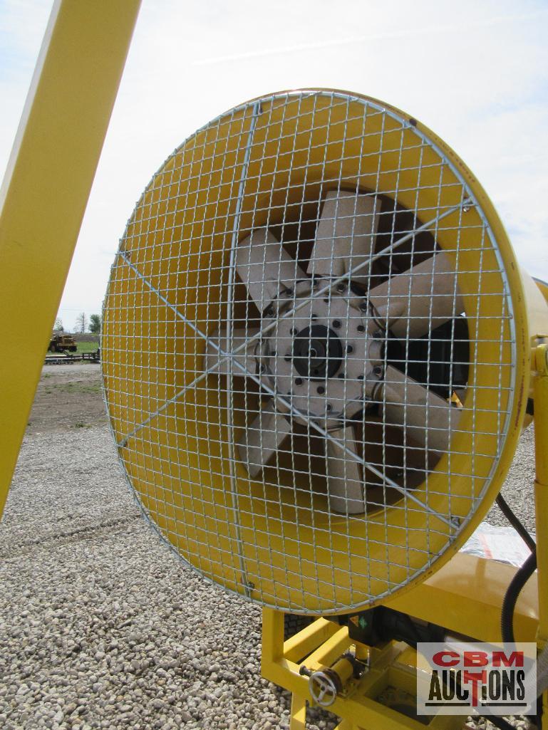 2024 Diggit DH35 Commercial Portable Cooling Fan & Dust Control Mister Fan Throw:110 ft (35 m).