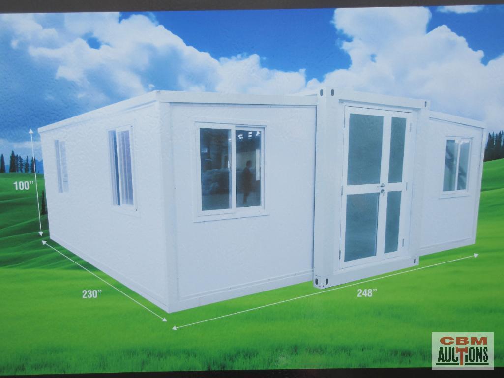 Diggit DT-20 19' x20' 400sq ft Expandable Container Modular House, Office, Hunting Cabin, 2