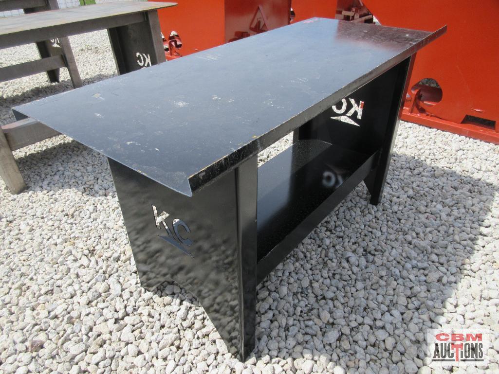28"x 60" Steel Work Bench With Lower Shelf, Weighs #243 (Unused) *2