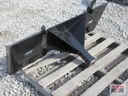Extreme Heavy-Duty Trailer Spotter With 2" Receiver, 5/16" Skid Steer Quick Attach Backing