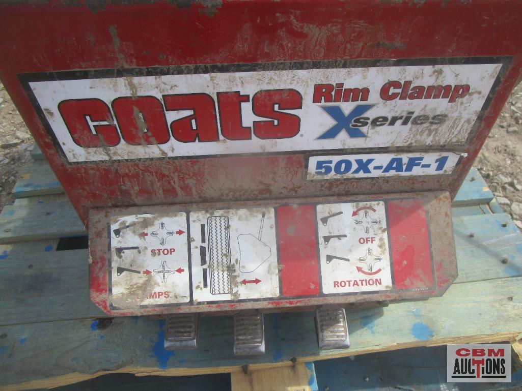 Coats 50X-AF-1 Rim Clamp Tire Machine (Seller Said Runs)