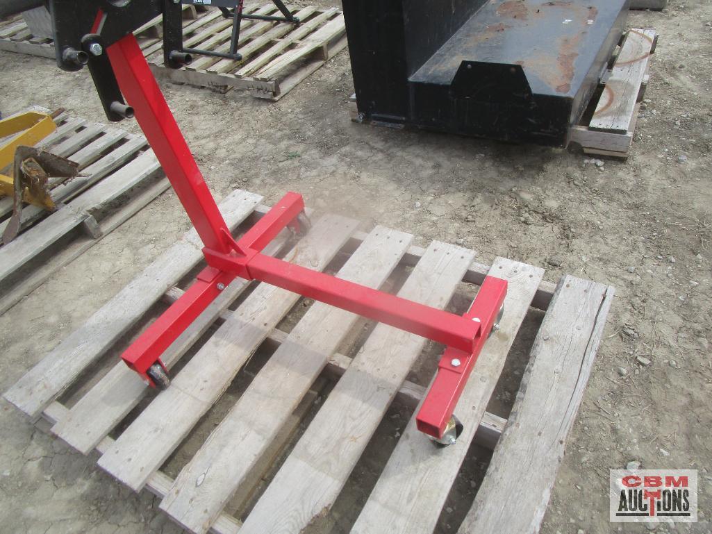 Pittsburgh 1/2 Ton Engine Stand Single Leg Red Color