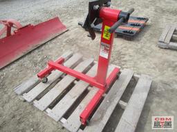 Pittsburgh 1/2 Ton Engine Stand Single Leg Red Color