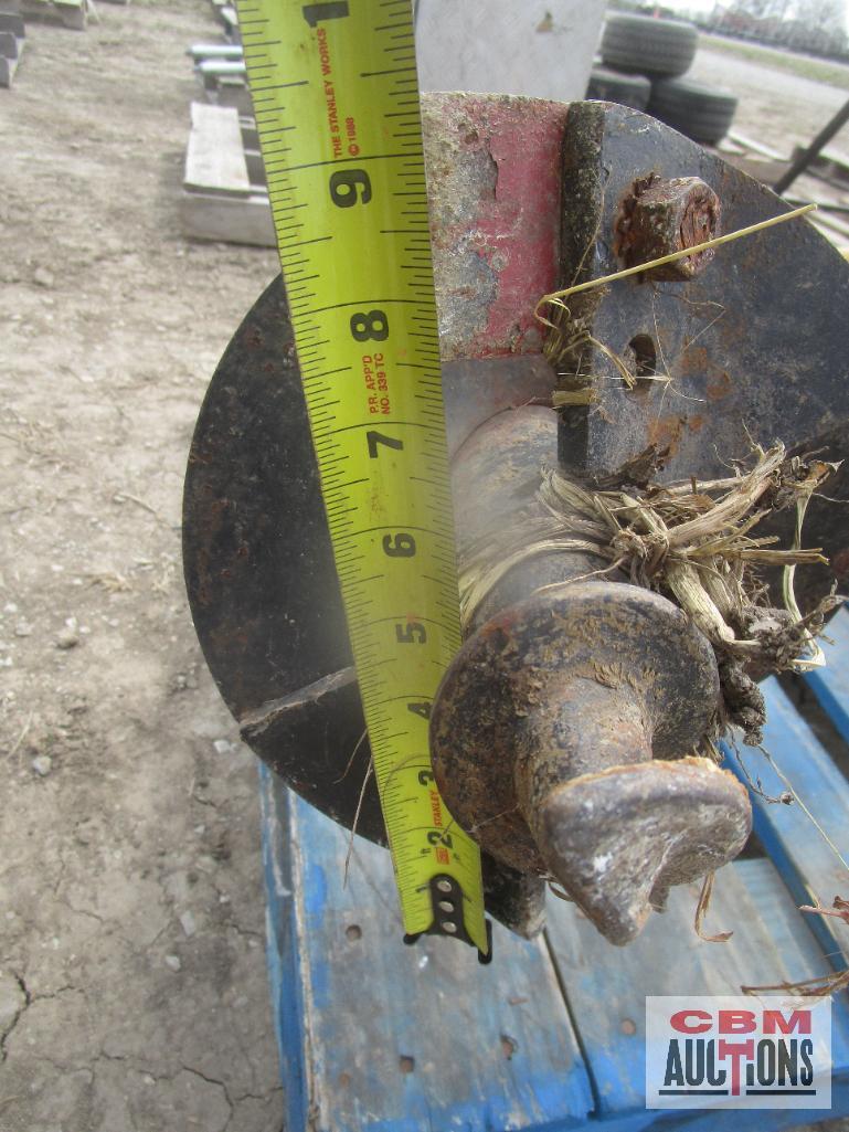 3Pt Tractor Posthole Digger 9" Auger Bit, 540 PTO
