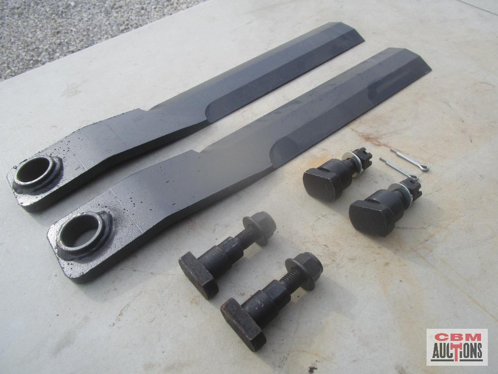 Aftermarket Brush Mower Blades & 2 Sets Of Mounting Bolts (Fits JCT & Some Others)