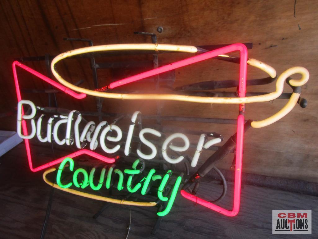 Everton Budweiser Country Neon Bar Light (Runs) *BRM