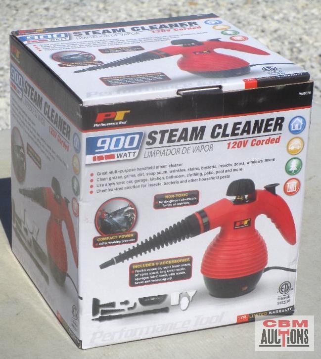 PT Performance...Tools W50079 900 Watt Steam Cleaner *BRM