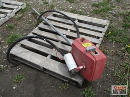 Electric Red Fuel Pump w/ Pipe