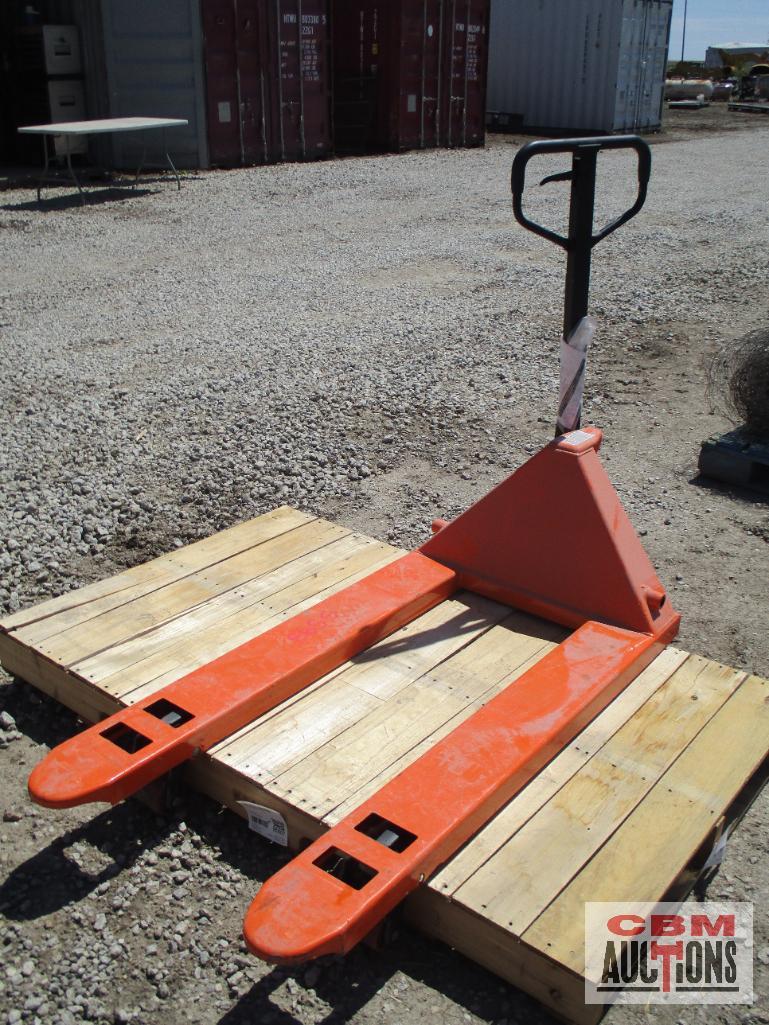 Haul Master 2.5 Ton Pallet Jack 5,000LB Capacity, 3 Position Control Lever... Lower Height: 3" Fork
