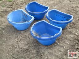 Blue Buckets 12" x 8.5"... - Set of 4 *I