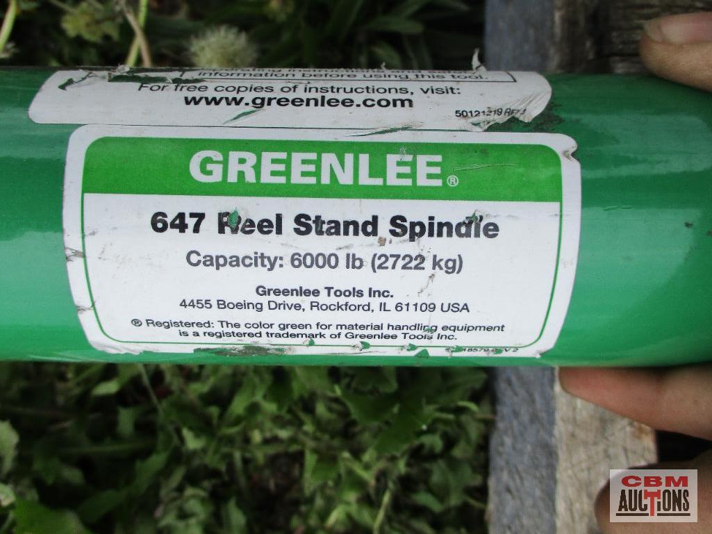 Greenlee 647 Reel Stand Spindle