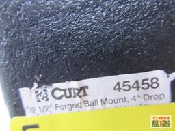 Curt 45458 2-1/2" Forged Ball Mount Hitch, 4" Drop *DLB