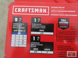 Craftsman CMMT12127 11pc Metric 6 Point 3/8" Drive Socket Set w/ 72 Tooth Ratchet & Storage Case...