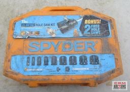 Spyder...11pc Bi-Metal Hole Saw Kit w/ Molded Storage Case... *ELM