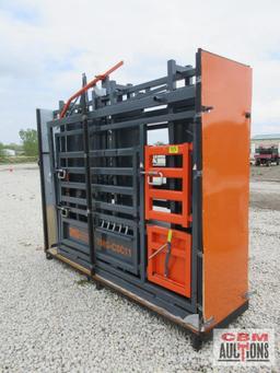 TMG-CSC11 10' Cattle Squeeze Chute With Weigh Scales