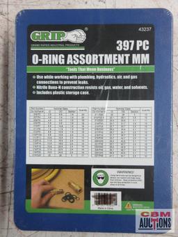 Grip 43237 397pc O-Ring Assortment MM Tekz 45202 407pc SAE O-Ring Assortment