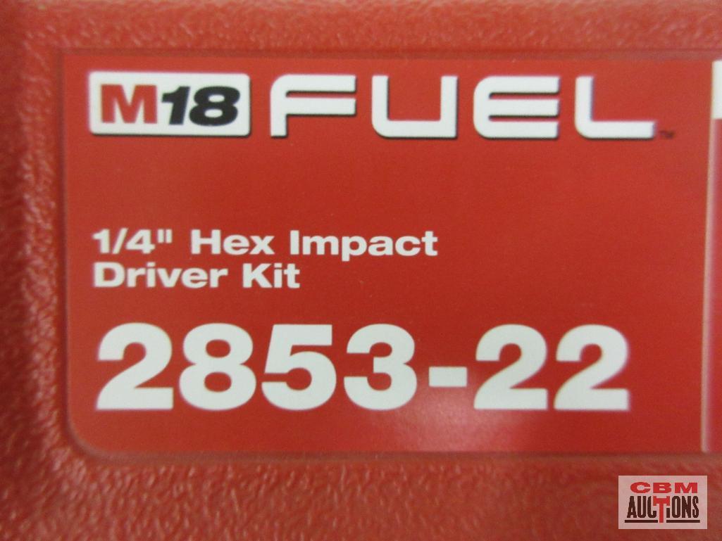 *EMPTY CASE* Fits Milwaukee 2953-22 1/4" Hex Impact Driver Kit