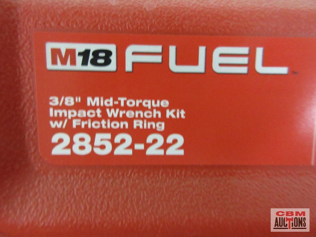 *EMPTY CASE* Fits Milwaukee 2852-22 3/8" Mid-Torque Impact Wrench Kit