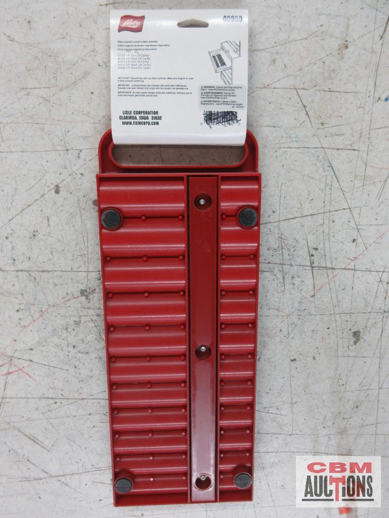 Lisle 40990 1/2" Magnetic Socket Holder - Black... Lisle 40900 1/2" Magnetic Socket Holder - Red