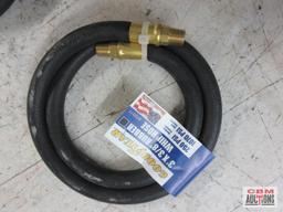 Good Year 10311 3' x 3/8" Rubber Whip Hose - Set of 2