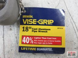 Irwin Vise-Grip 2074118 18" Aluminum Pipe Wrench...
