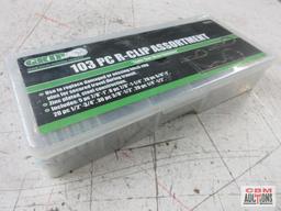 Grip 16293 103pc R-Clip Assortment w/ Plastic Storage Case...