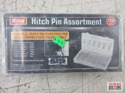 Grip 43120 74pc Universal Clevis Pin Assortment... King 3183-823 150pc Hitch Pin Assortment...