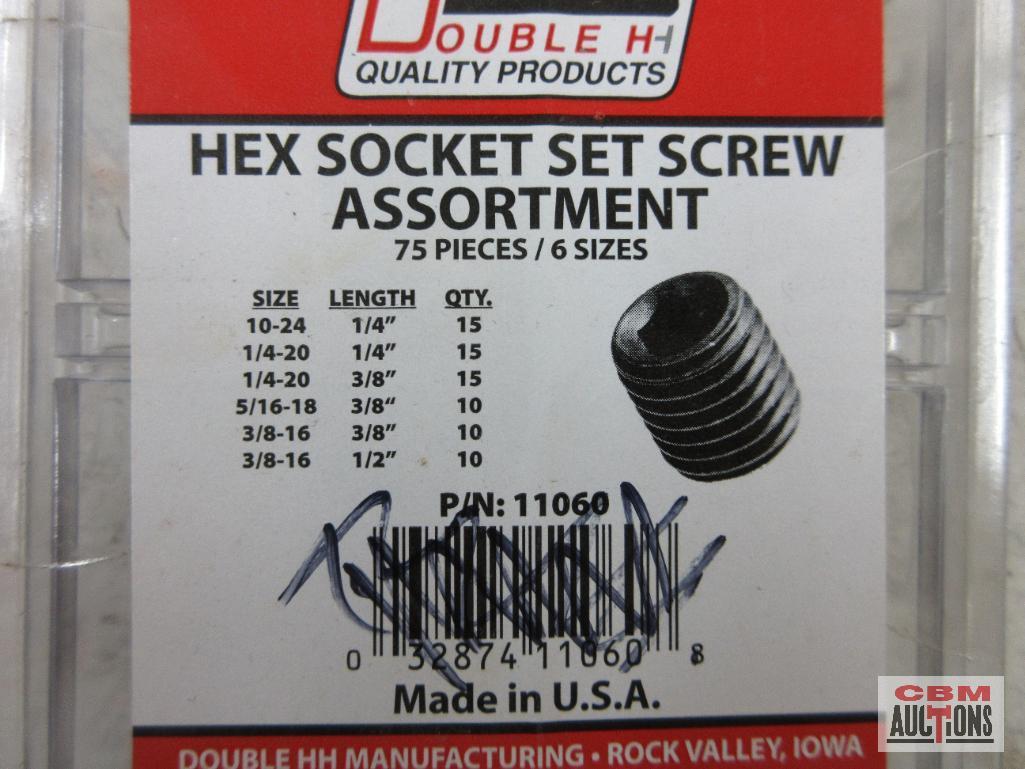 Double HH 12215 Machine Screws & Nut Assortment Double HH 12080 Machinery Bushing Assortment Double