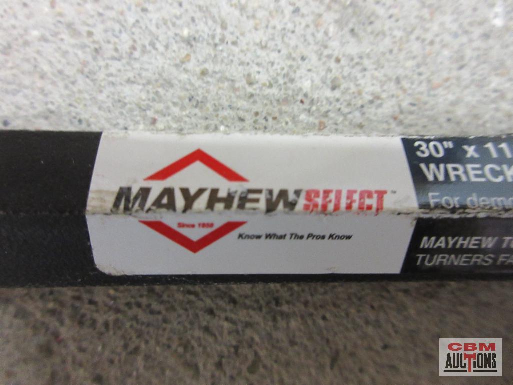 Mayhew 41013 30" x 11/16" Dia. Gooseneck Wrecking Bar
