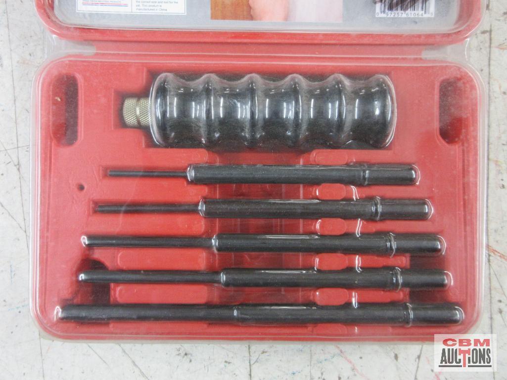 Grip 61064 6pc Interchangeable Pin Punch Set w/ Molded Storage Case
