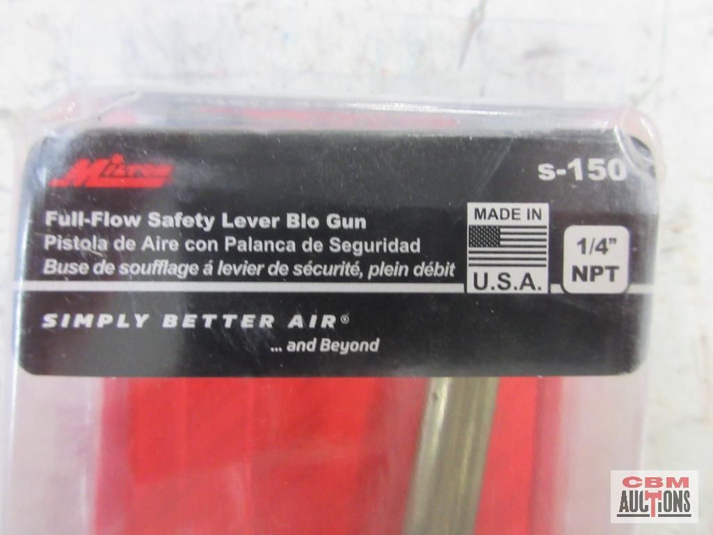 Milton S-150 Full Flow Safety Lever Blo Gun, 1/4" NPT Milton S-620-3......Snubber Hose 3/8" ID Hose 