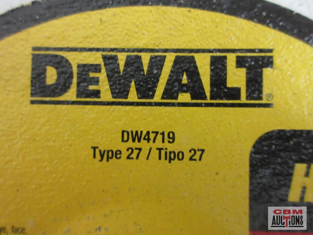 Dewalt DW4719 High Performance 7" x 1/4" x 7/8", Type 27, Metal Grinding Wheels - Set of 10(+/-)