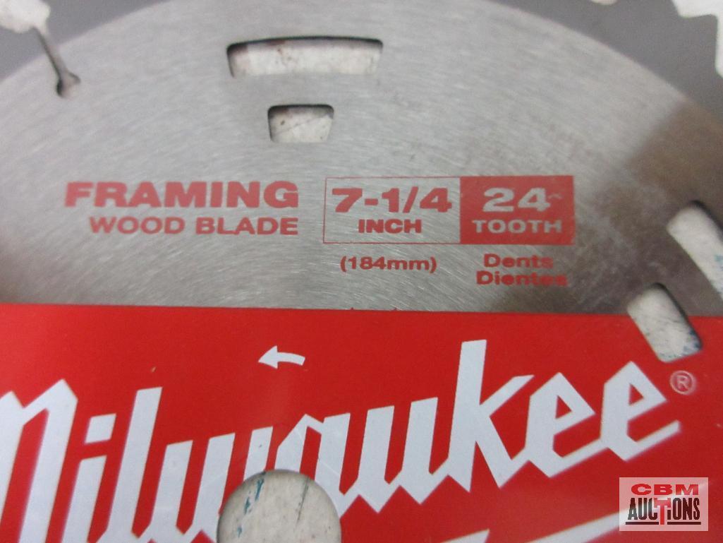 Milwaukee 2732-20 M18......7-1/4 in. Circular Saw... Milwaukee Framing Wood Blade 7-1/4", 24 Tooth