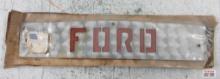 17-1/2" x 3-1/2" Metal Ford Sign...