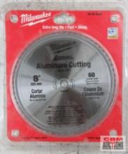 Milwaukee Endurance 48-40-4540 Aluminum Cutting uo to 1/4" 8" Saw Blade, 60 Carbide Teeth