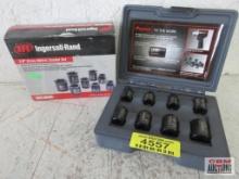 IR Ingersoll Rand SK3M8 8pc... 3/8" Metric Impact Socket Set 9mm to 19mm... w/ Molded Storage Case