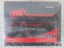 IR Ingersoll Rand SK2M12 12pc 1/4" Drive Metric Impact Socket Set w/ Molded Storage Case... 6mm-14mm