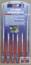 Grip 63026 6pc Jumbo Screwdriver Set