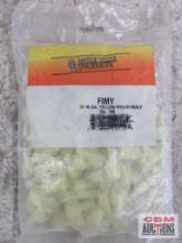 Mize FIMY 100pc 12-10 Gauge Yellow Nylon Male