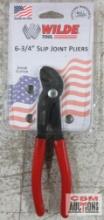 Wilde G251.B/CC Slip Joint Pliers 6-3/4", Shear Cutter