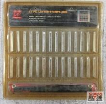 CP Cobra Professional LN27G 27pc Letter Stamp Set (3mm) w/ Storage...Pouch