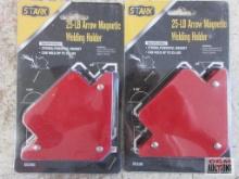 Stark 55200 Magnetic 25-LB Arrow Welding Magnet - Set of 2...