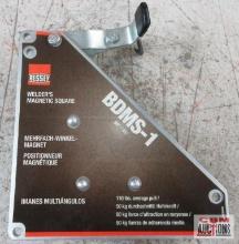 Bessey BDMS-1 Welders Magnetic Square 110LB Pull...