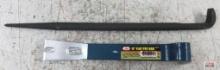 Unbranded 04218 18" Roll-Head Pry Bar IIT 50270 12" Flat Pry Bar