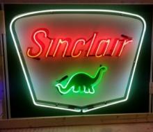 Sinclair Dino NEON lighted sign 43" wide 3 ft tall