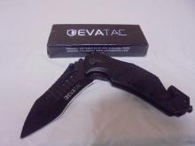 Evatac ET-RKBLK Folding Lockblade Knife